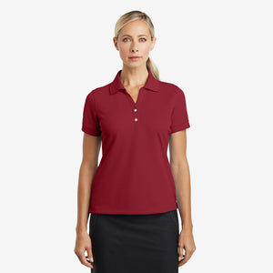 Nike Ladies Dri-FIT Classic Polo Varsity Red Model Front 286772
