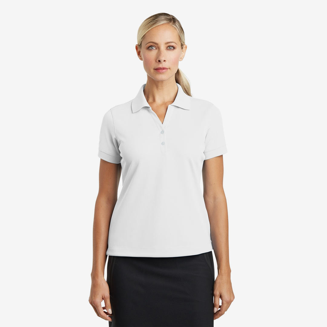 Nike Ladies Dri-FIT Classic Polo White Model Front 286772
