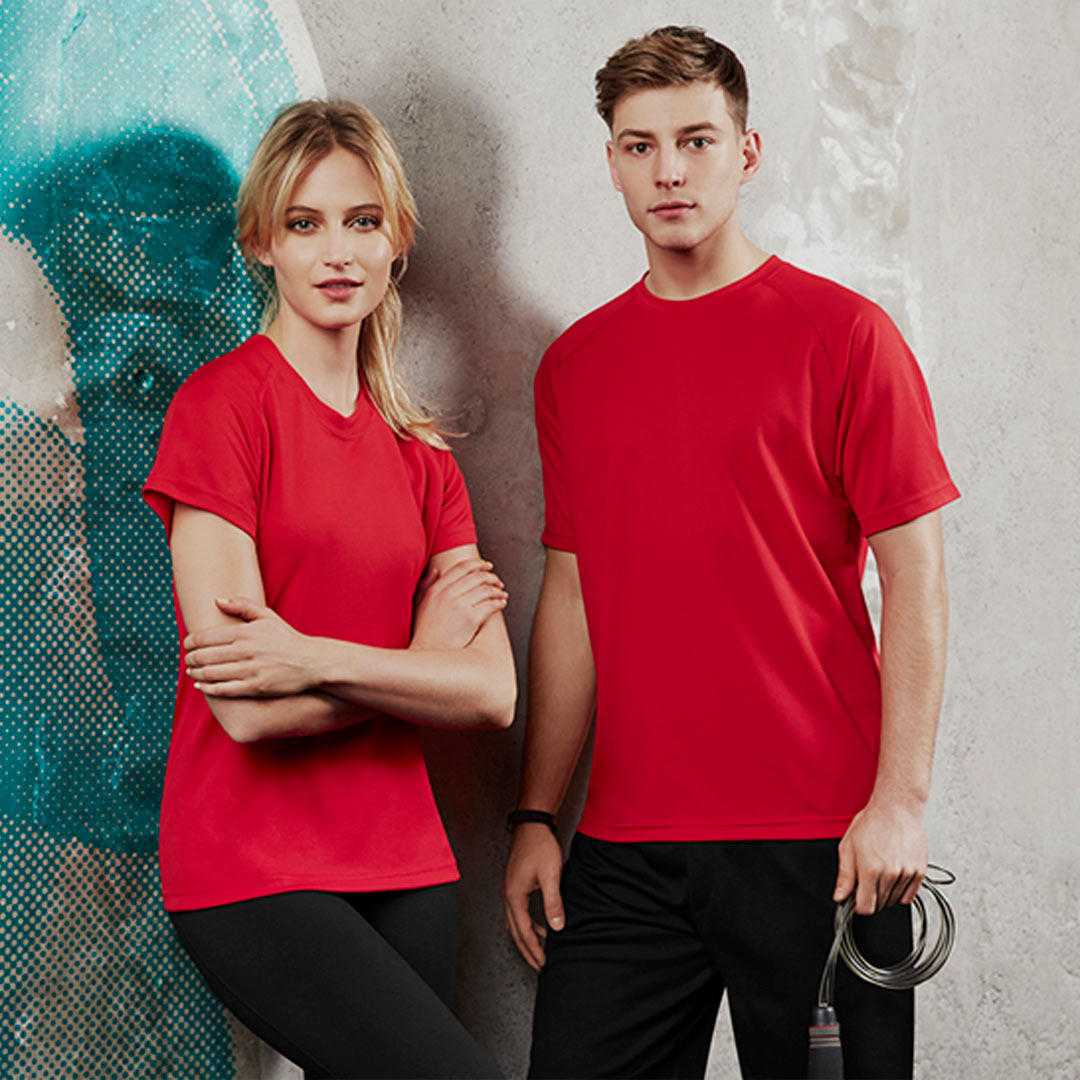 Shop Quality Personalised Biz Collection Men's Sprint Tee Detail - T301MS