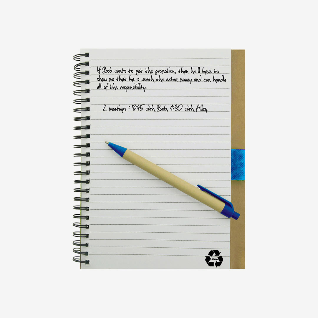 Personalised Promo Brands Recycled Paper Notebook Inside Detail - T930