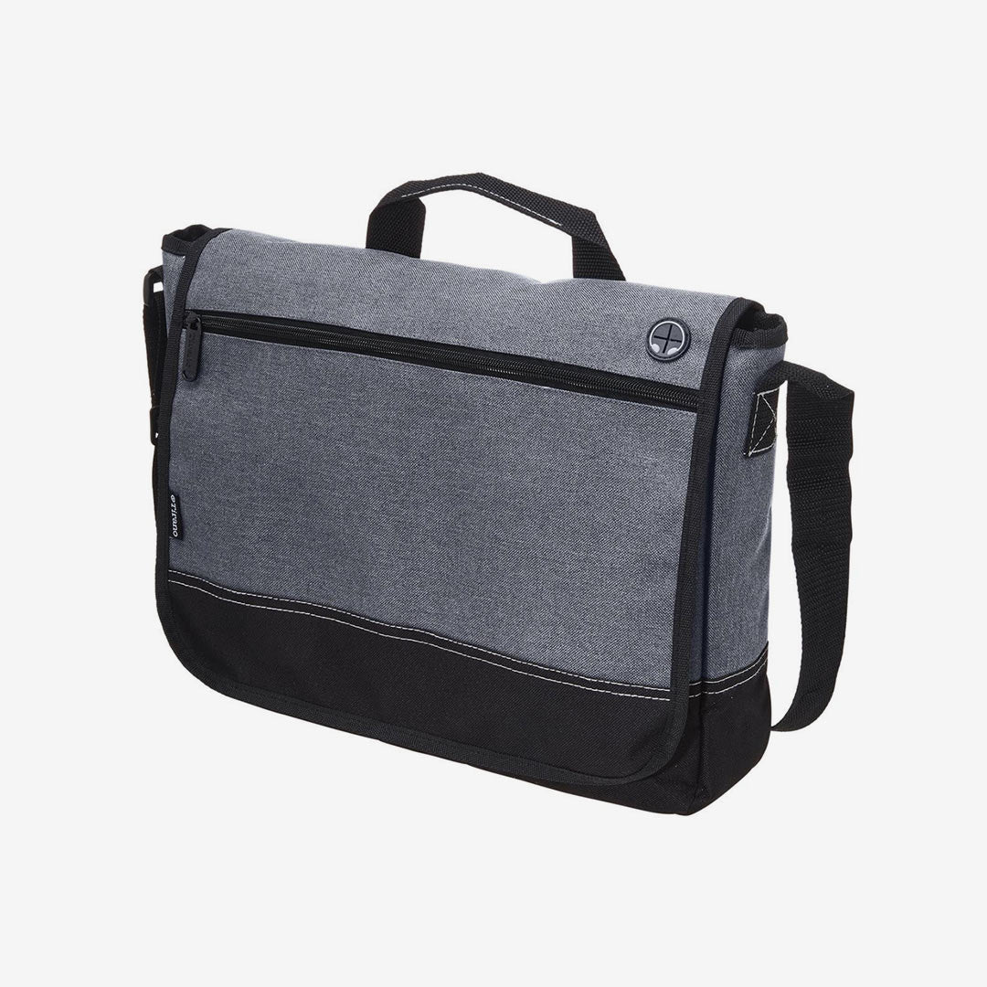 Order Personalized Tirano Laptop Satchel in Ash Grey Detail - TR1430