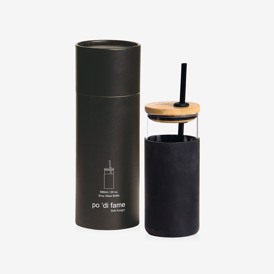 Gear for Life Envy 590ml Glass Bottle in Black -  POEGB