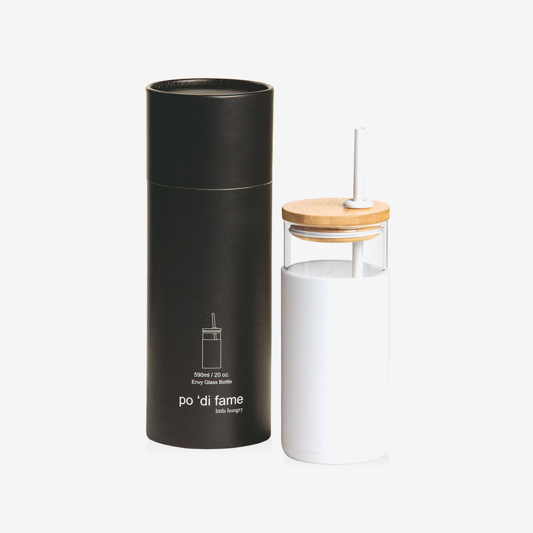 Gear for Life Envy 590ml Glass Bottle in White -  POEGB