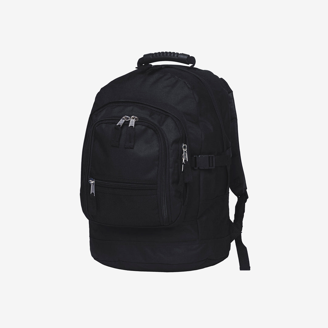 Gear for Life 36L Fugitive Backpack in Black/Black Left Angle - BFGB