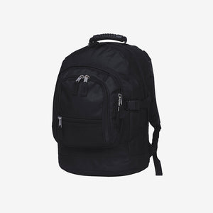 Gear for Life 36L Fugitive Backpack in Black/Black Left Angle - BFGB
