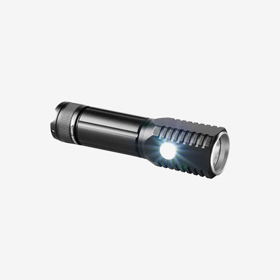 High Sierra 3W LED Flashlight in Black Front Angle - HS1011