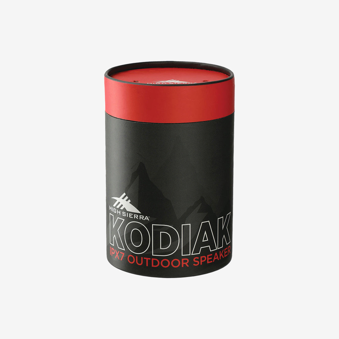High Sierra Kodiak IPX7 Outdoor Bluetooth Speaker in Black Box - HS1016