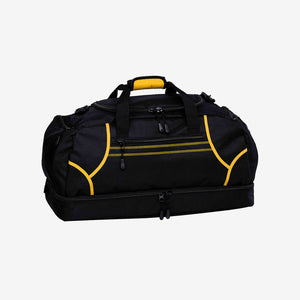 Gear for Life 55L Reflex Sports Bag in Black/Gold  - BRFS