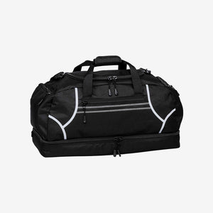 Gear for Life 55L Reflex Sports Bag in Black/White  - BRFS