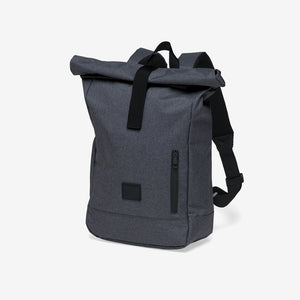 Gear for Life 15L Bounce Roll Top Backpack Grey Melange Left Angle - SIBRTB
