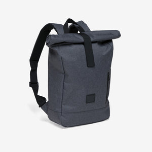 Gear for Life 15L Bounce Roll Top Backpack Grey Melange Roll Top Right Angle - SIBRTB