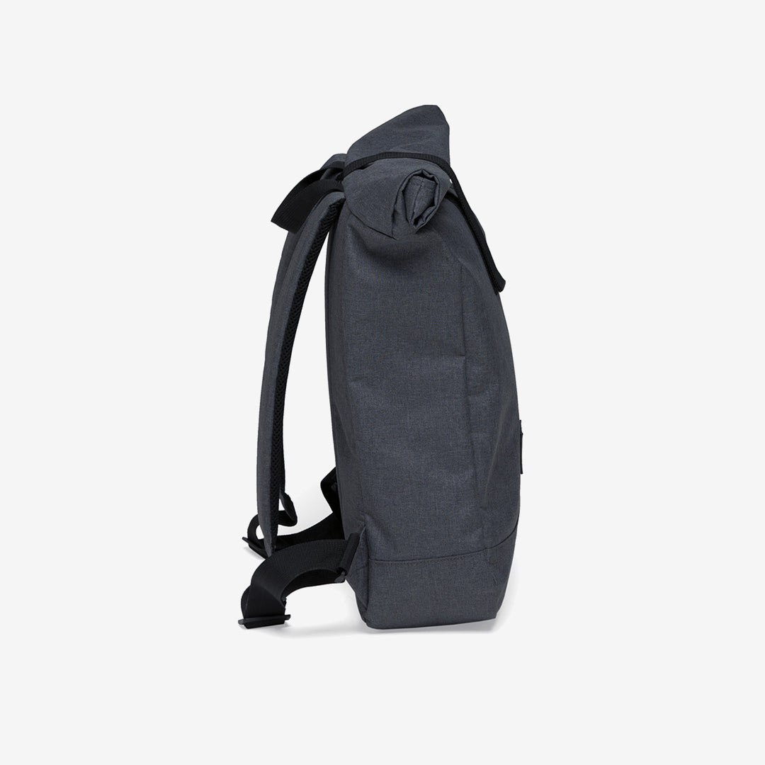 Gear for Life 15L Bounce Roll Top Backpack Grey Melange Roll Top Right - SIBRTB