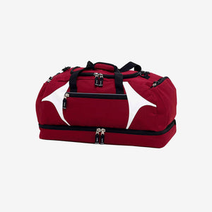 Gear for Life 55L Spliced Zenith Sports Bag Maroon/White  - BSPS