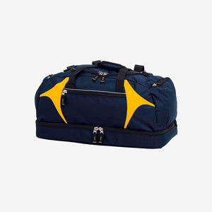 Gear for Life 55L Spliced Zenith Sports Bag Navy/Gold  - BSPS